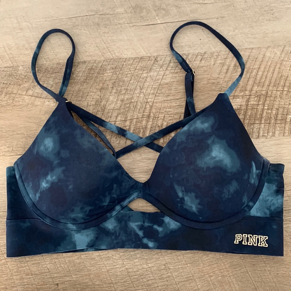 Victorias Secret Pink Bonded push up bra